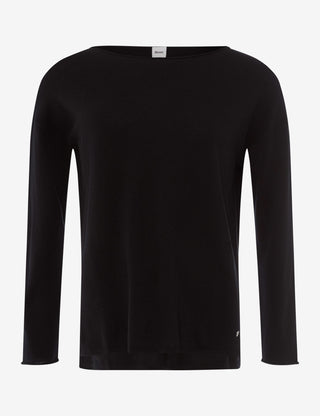 BRAX LIZ Pullover/Longsleeve - Midnight Velvet Black - 90192000 31-2007-02