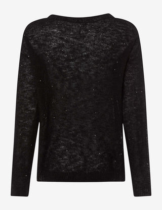 BRAX LESLEY Strickpullover - Midnight Glitter Black - 90191000 31-2297-02