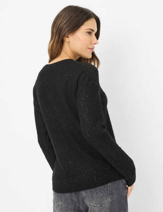 BRAX LESLEY Strickpullover - Midnight Glitter Black - 90191000 31-2297-02