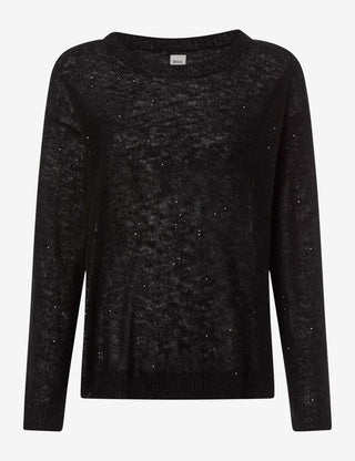 BRAX LESLEY Strickpullover - Midnight Glitter Black - 90191000 31-2297-02