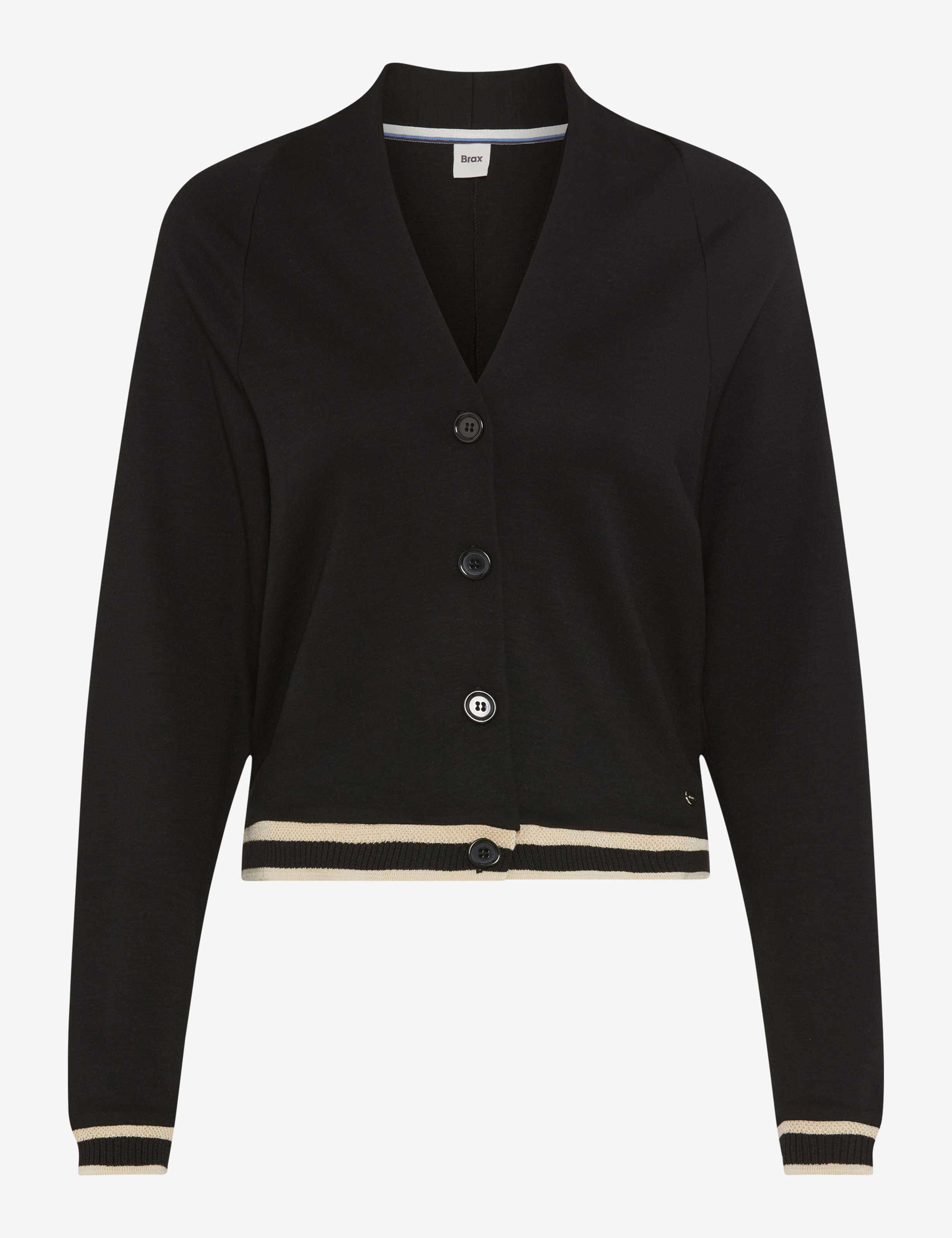 BRAX BELE.L Strickjacke Cardigan - Moonless Noir - 90653100 37-3808-02