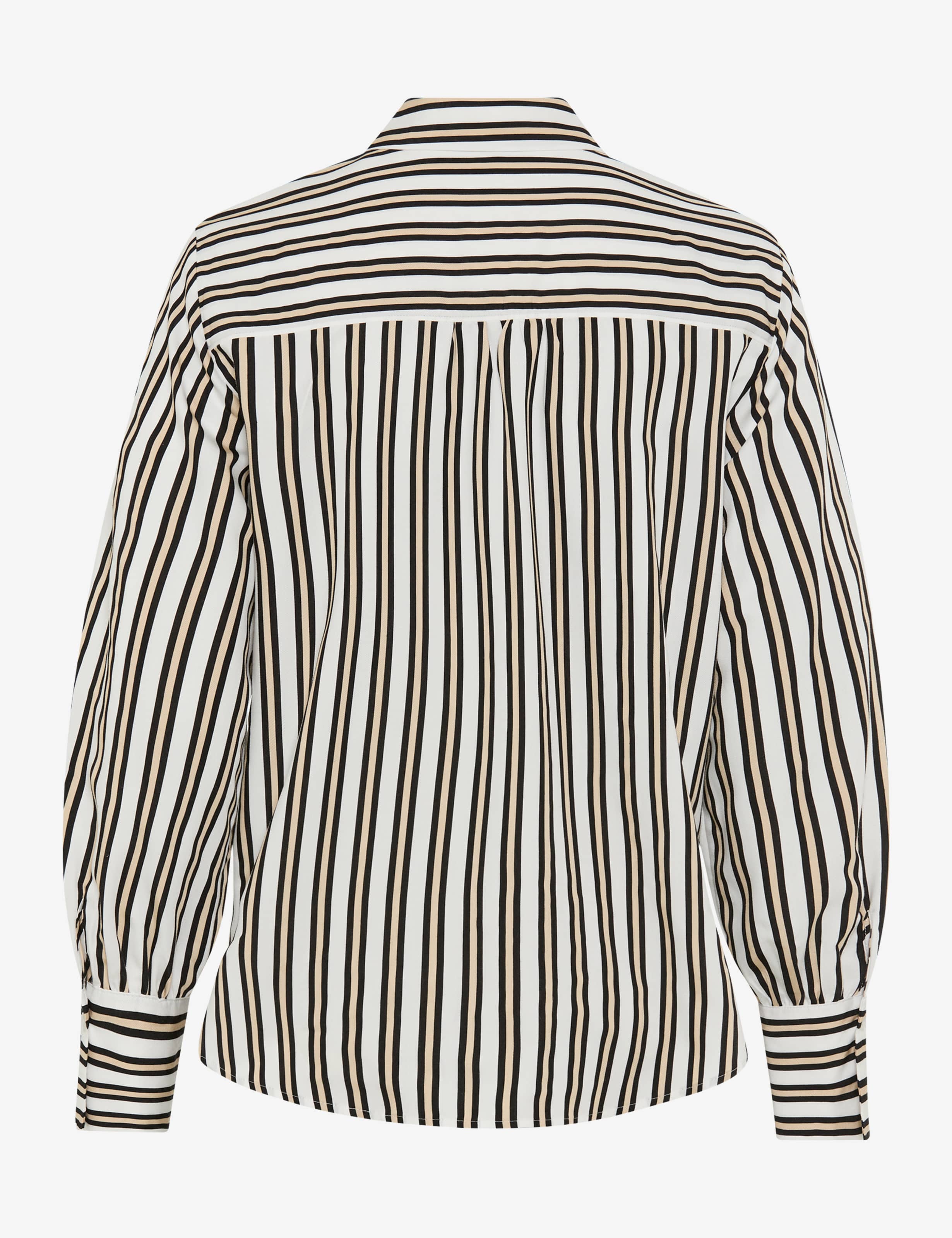 BRAX VIC Langarm Bluse - Seaside Sahara Stripe - 94126000 41-8857-02