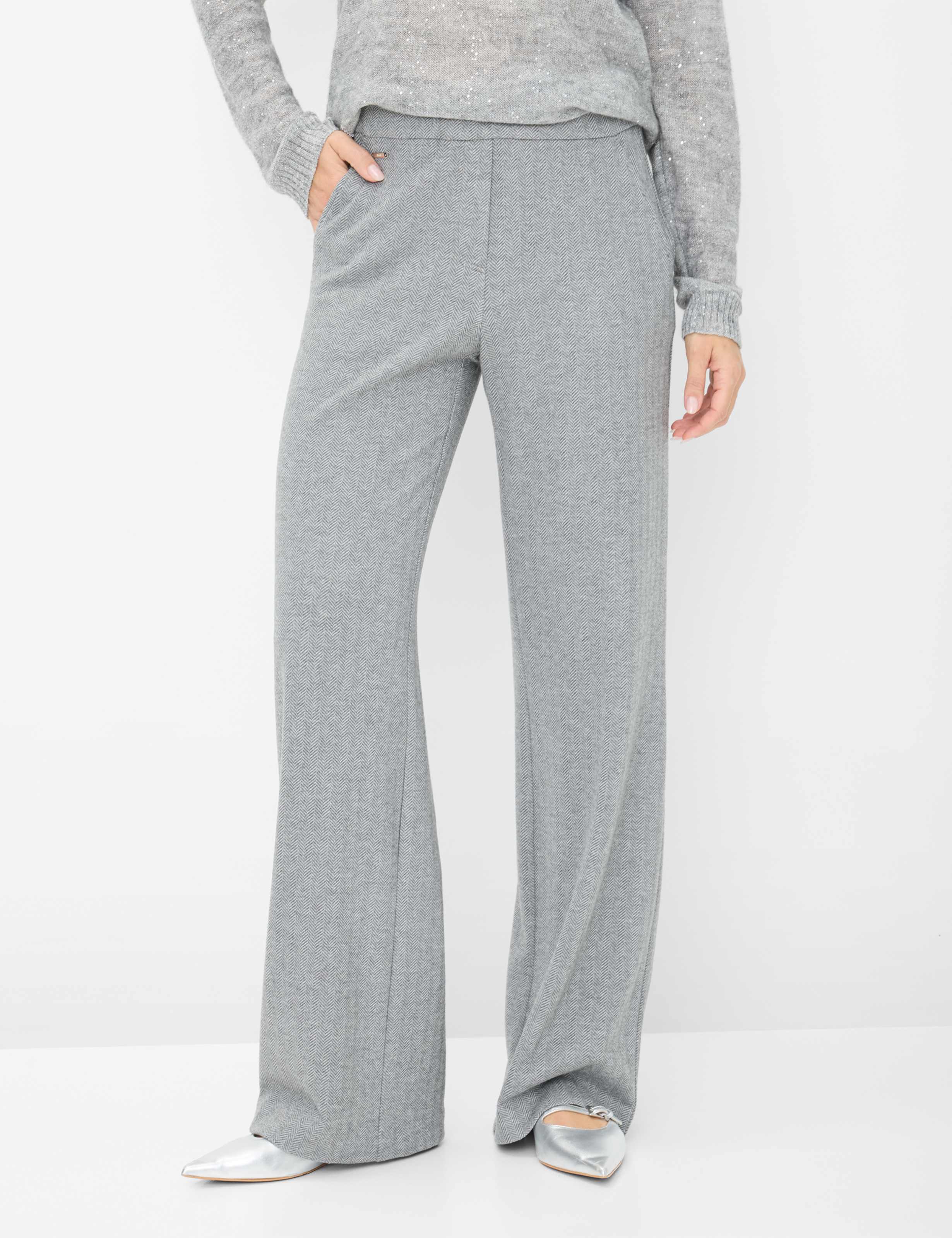 BRAX MAINE Stoffhose - Dove Grey Twill - 9217720 71-5927-06