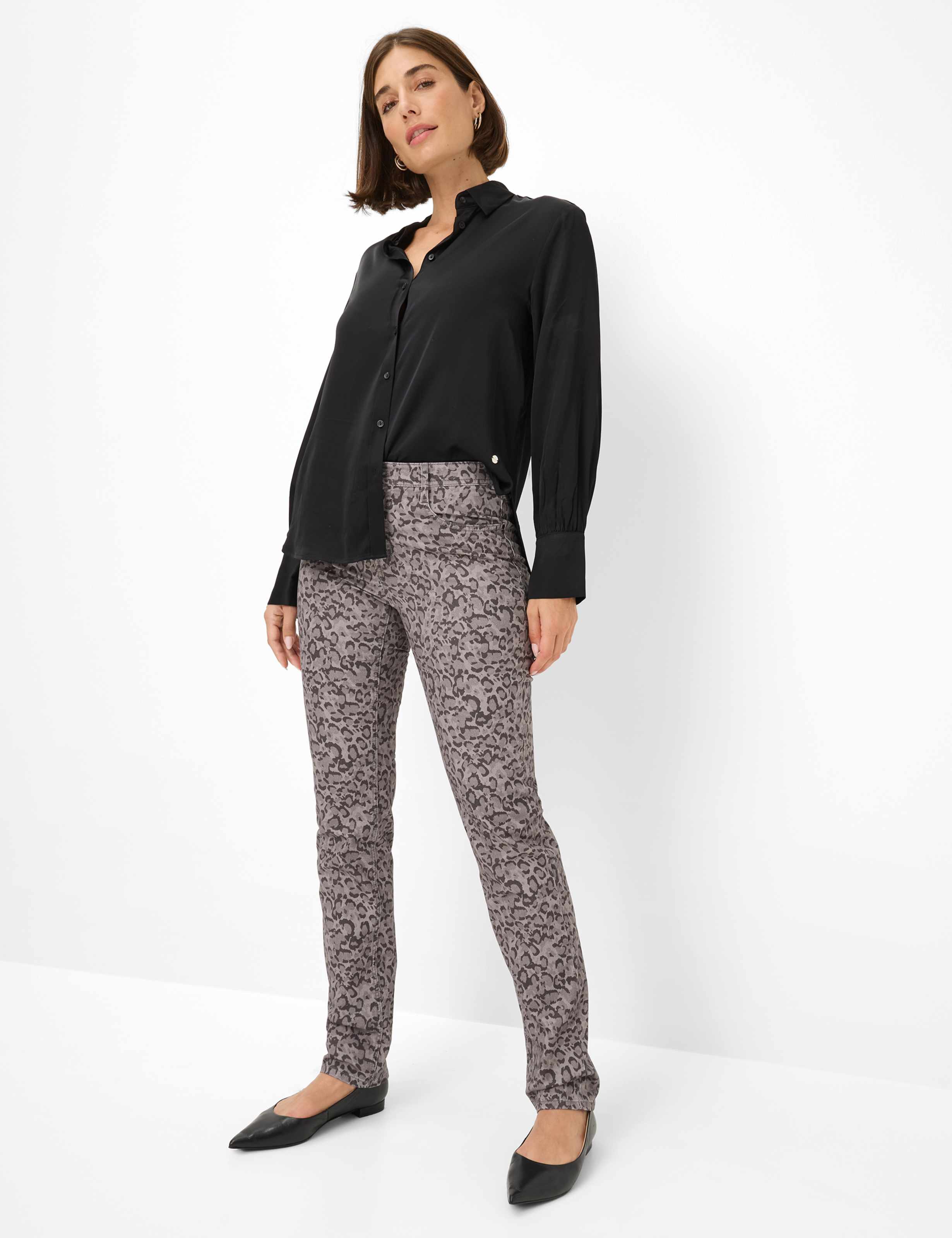 BRAX MARY Hose - Stone Leopard Smoke - 9811220 77-1728-06 von BRAX