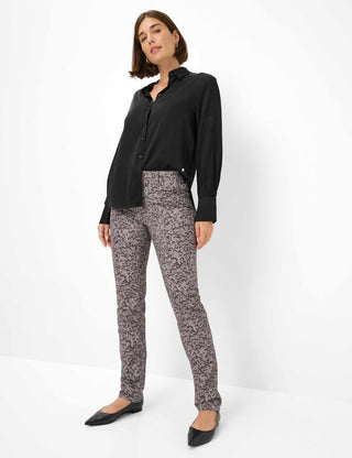 BRAX MARY Hose - Stone Leopard Smoke - 9811220 77-1728-06