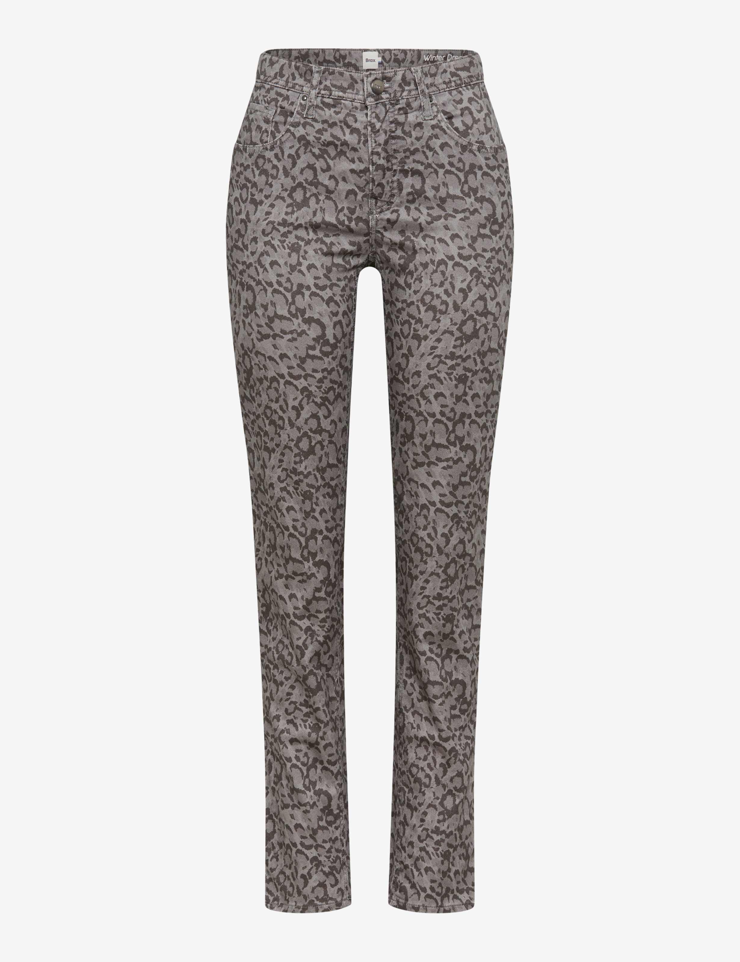 BRAX MARY Hose - Stone Leopard Smoke - 9811220 77-1728-06