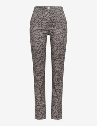 BRAX MARY Hose - Stone Leopard Smoke - 9811220 77-1728-06