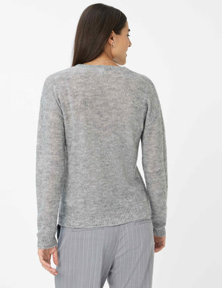 BRAX LESLEY Pullover/Longsleeve - Stardust Heather Grey - 90191000 31-2297-08