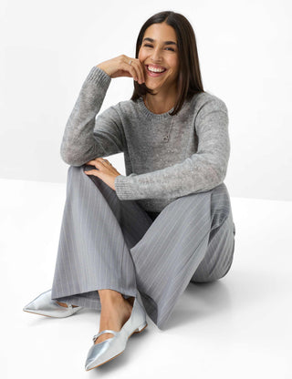 BRAX LESLEY Pullover/Longsleeve - Stardust Heather Grey - 90191000 31-2297-08