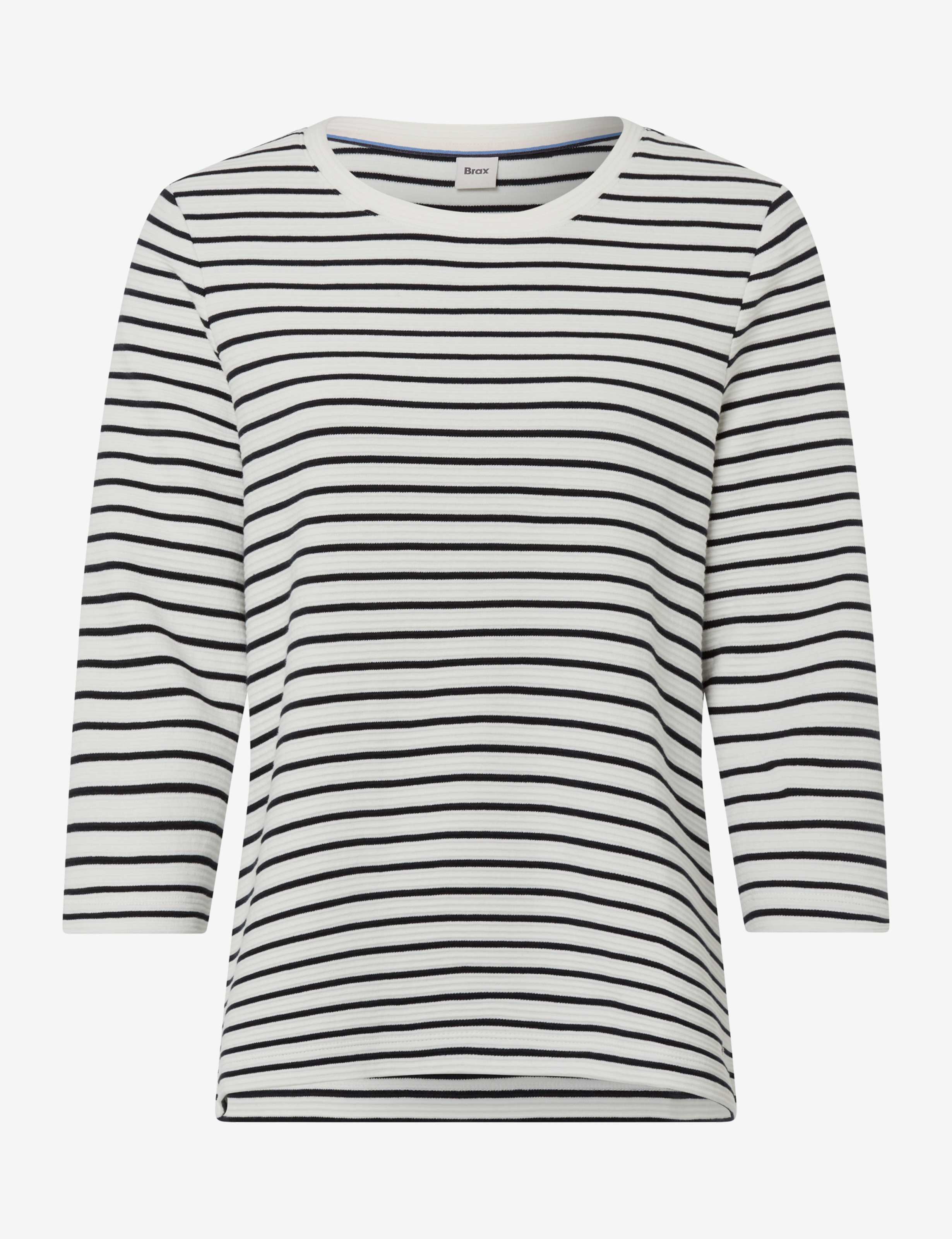 BRAX BONNIE Pullover/Longsleeve - Ivory Navy Stripe - 90653500 31-6617-22