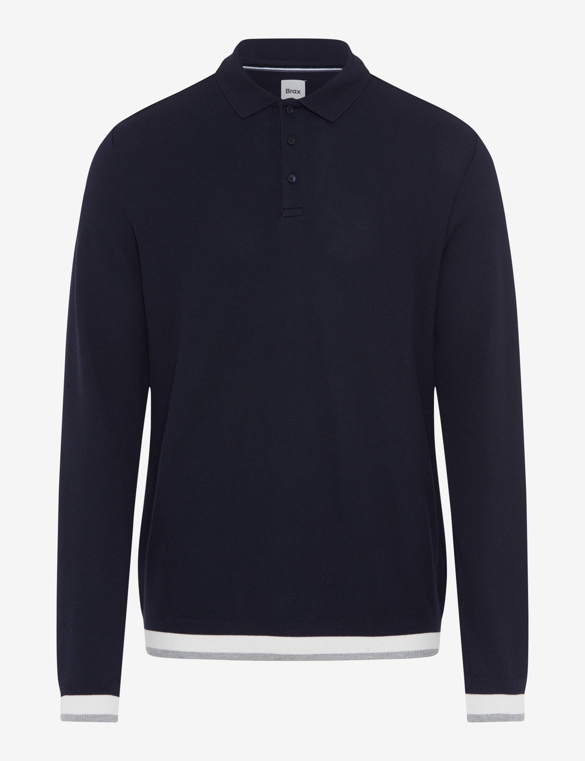 BRAX PAROS CB Langarm Shirt - Midnight Navy - 70434200 27-4948-23
