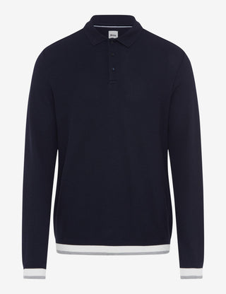 BRAX PAROS CB Langarm Shirt - Midnight Navy - 70434200 27-4948-23