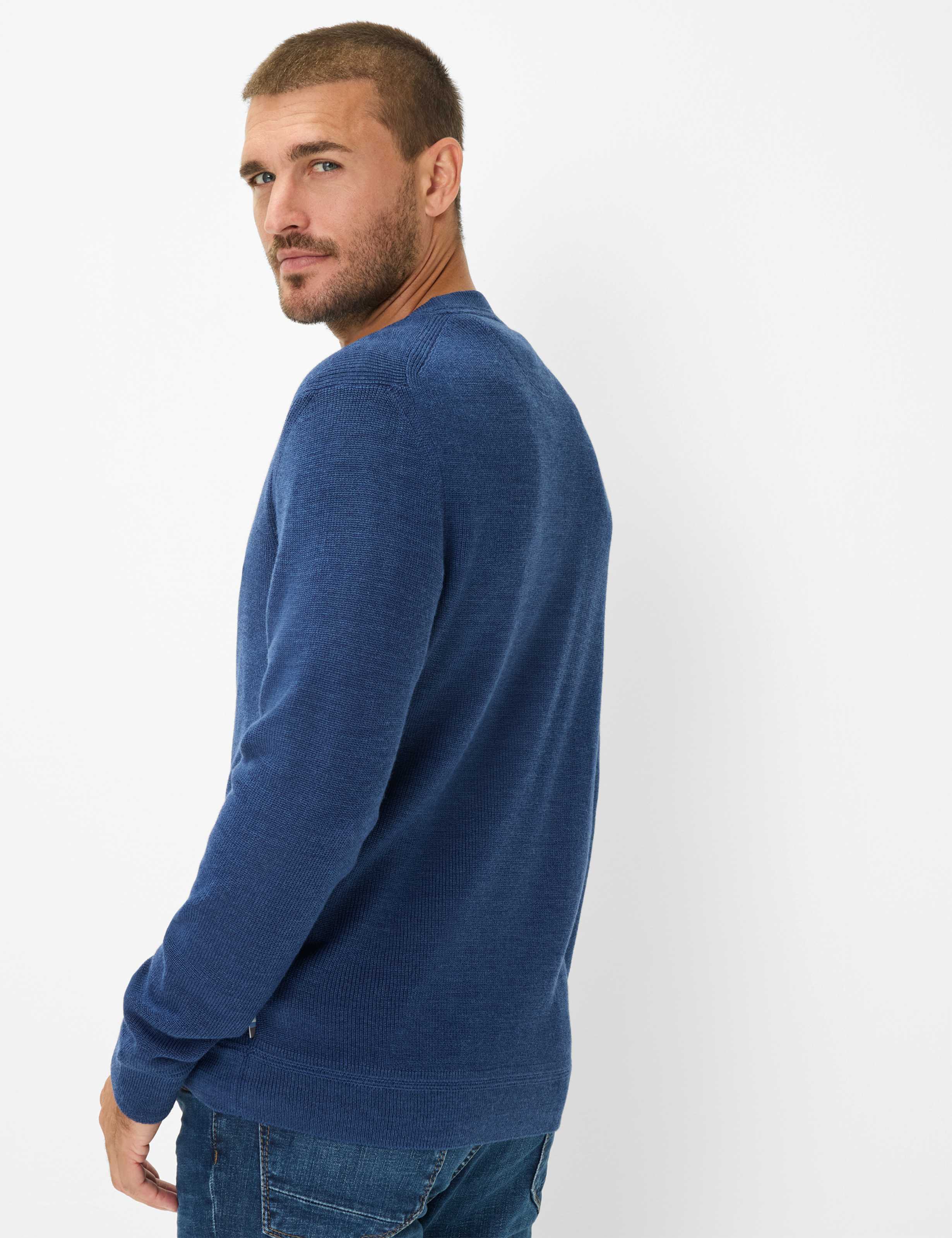 BRAX ROY Pullover/Longsleeve - Midnight Coast Blue - 70129300 21-2007-25 von BRAX