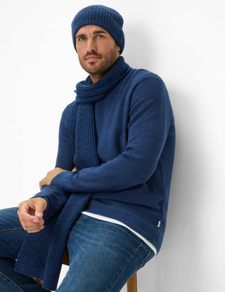BRAX ROY Pullover/Longsleeve - Midnight Coast Blue - 70129300 21-2007-25