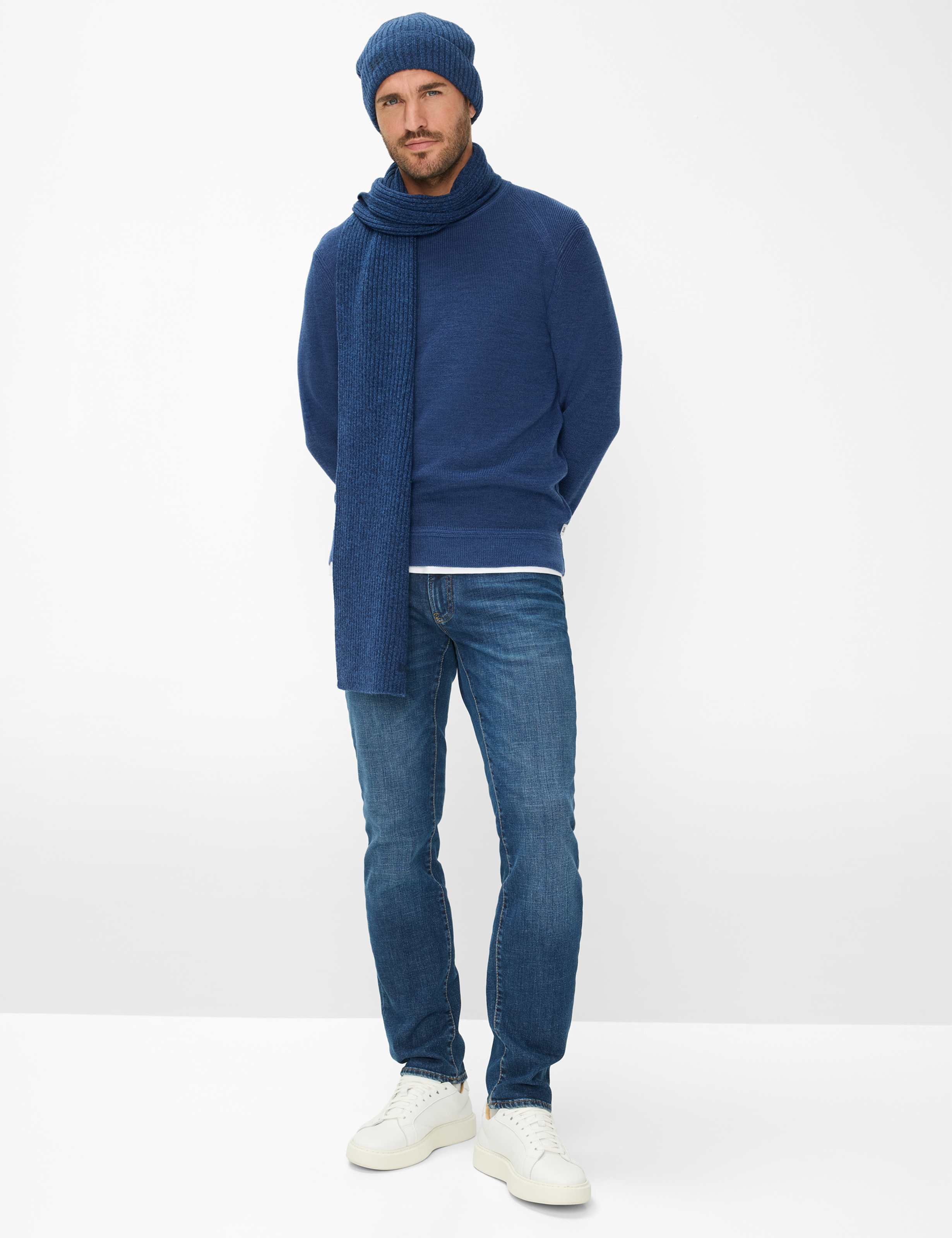 BRAX ROY Pullover/Longsleeve - Midnight Coast Blue - 70129300 21-2007-25 von BRAX