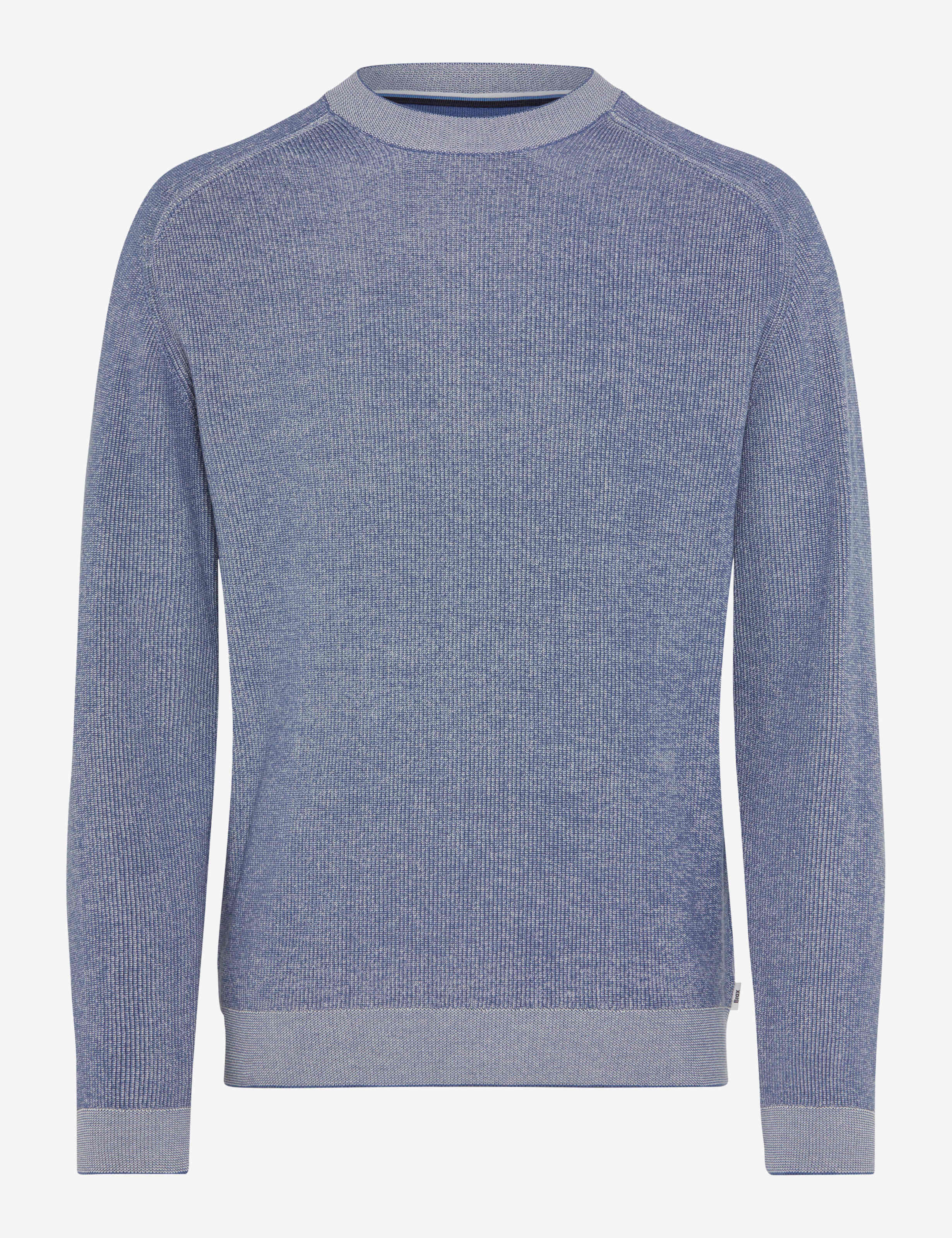 BRAX ROB Strickpullover Rundhals - Glacier Navy - 70131400 27-3078-27