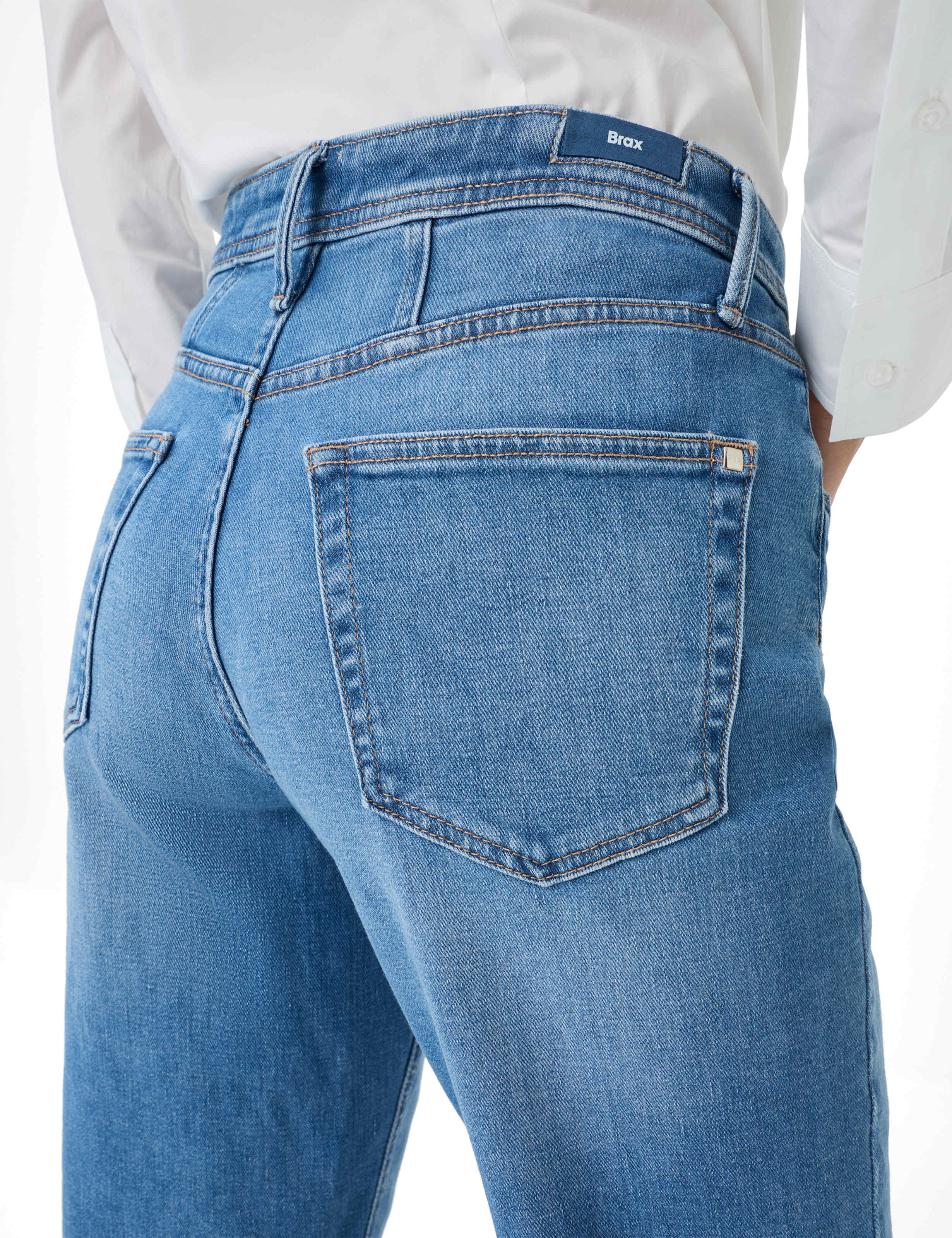 BRAX MILEY Damen Jeans - Ocean Dawn Blue - 9950620 71-7407-27 von BRAX