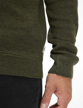 BRAX ROY Strickpullover Rundhals - Deep Moss Green - 70129300 21-2007-30