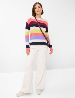 BRAX LIZ Pullover/Longsleeve - Sunset Garden Stripe - 90191900 37-2018-35