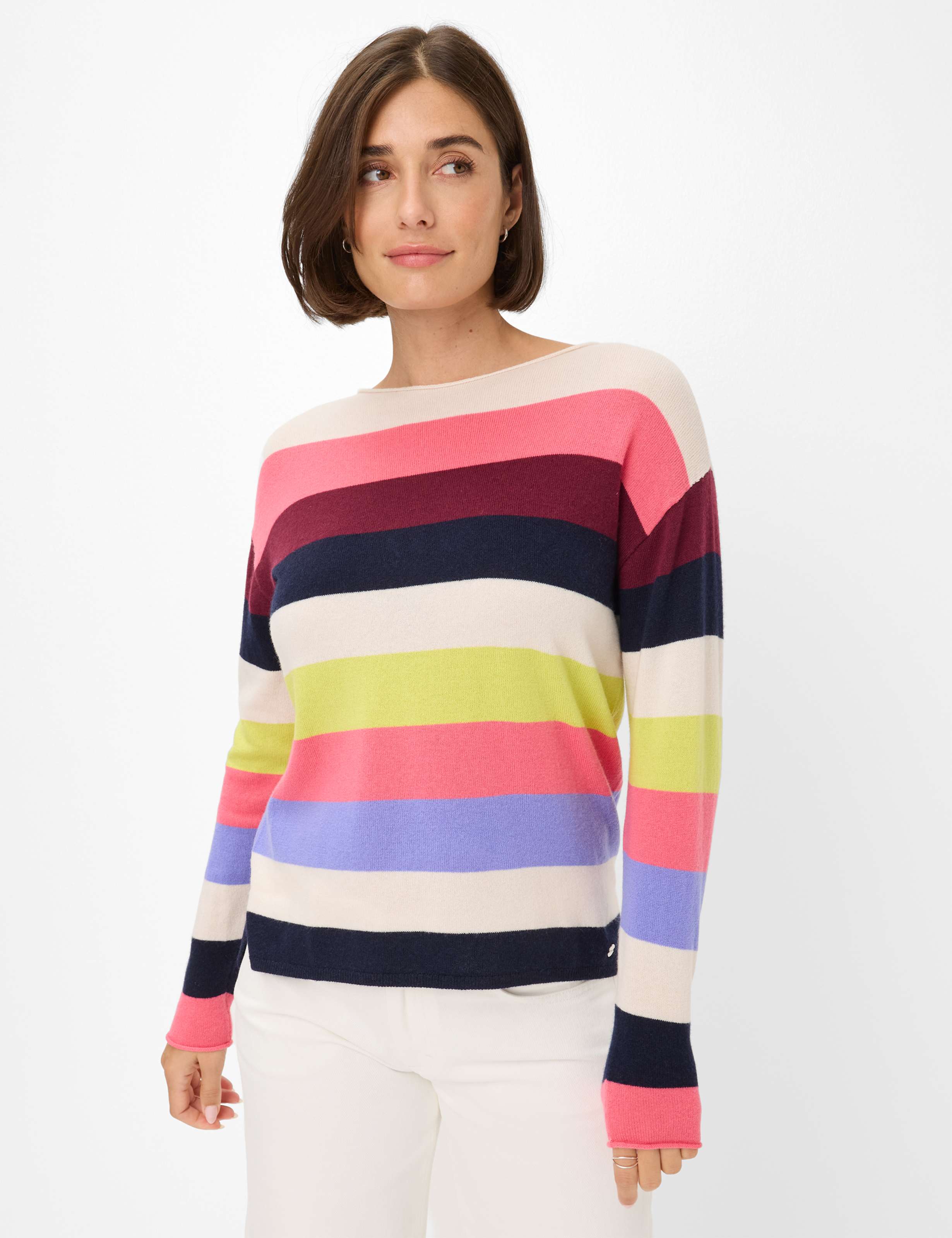 BRAX LIZ Pullover/Longsleeve - Sunset Garden Stripe - 90191900 37-2018-35