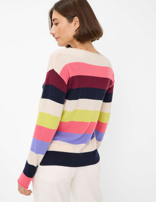 BRAX LIZ Pullover/Longsleeve - Sunset Garden Stripe - 90191900 37-2018-35