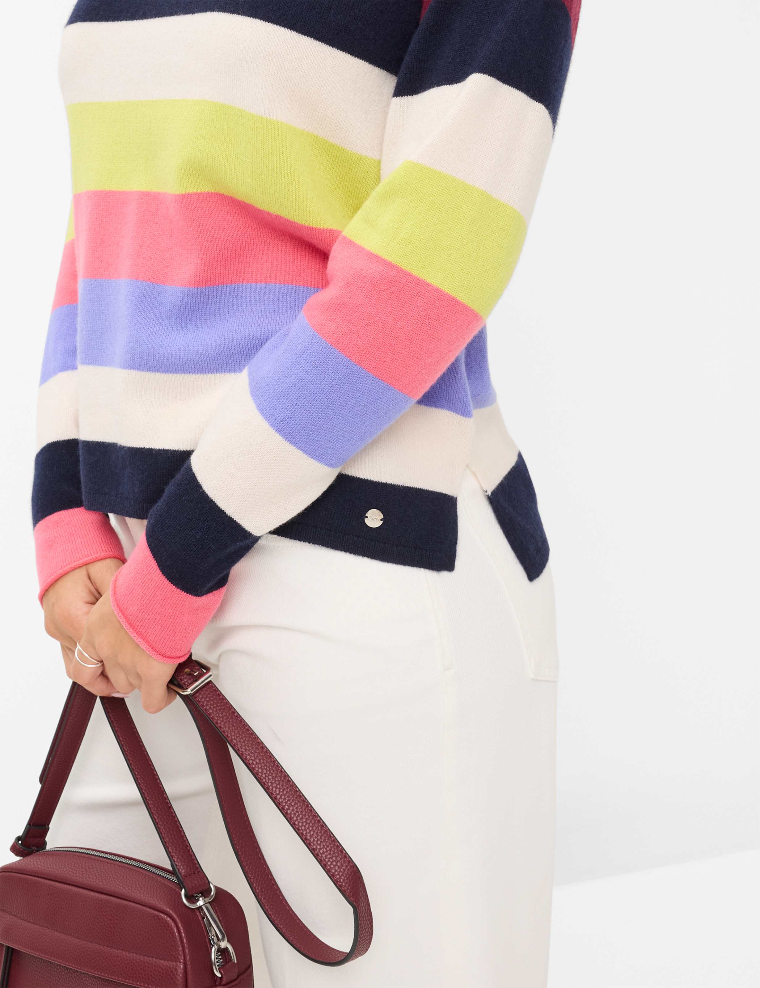 BRAX LIZ Pullover/Longsleeve - Sunset Garden Stripe - 90191900 37-2018-35 von BRAX