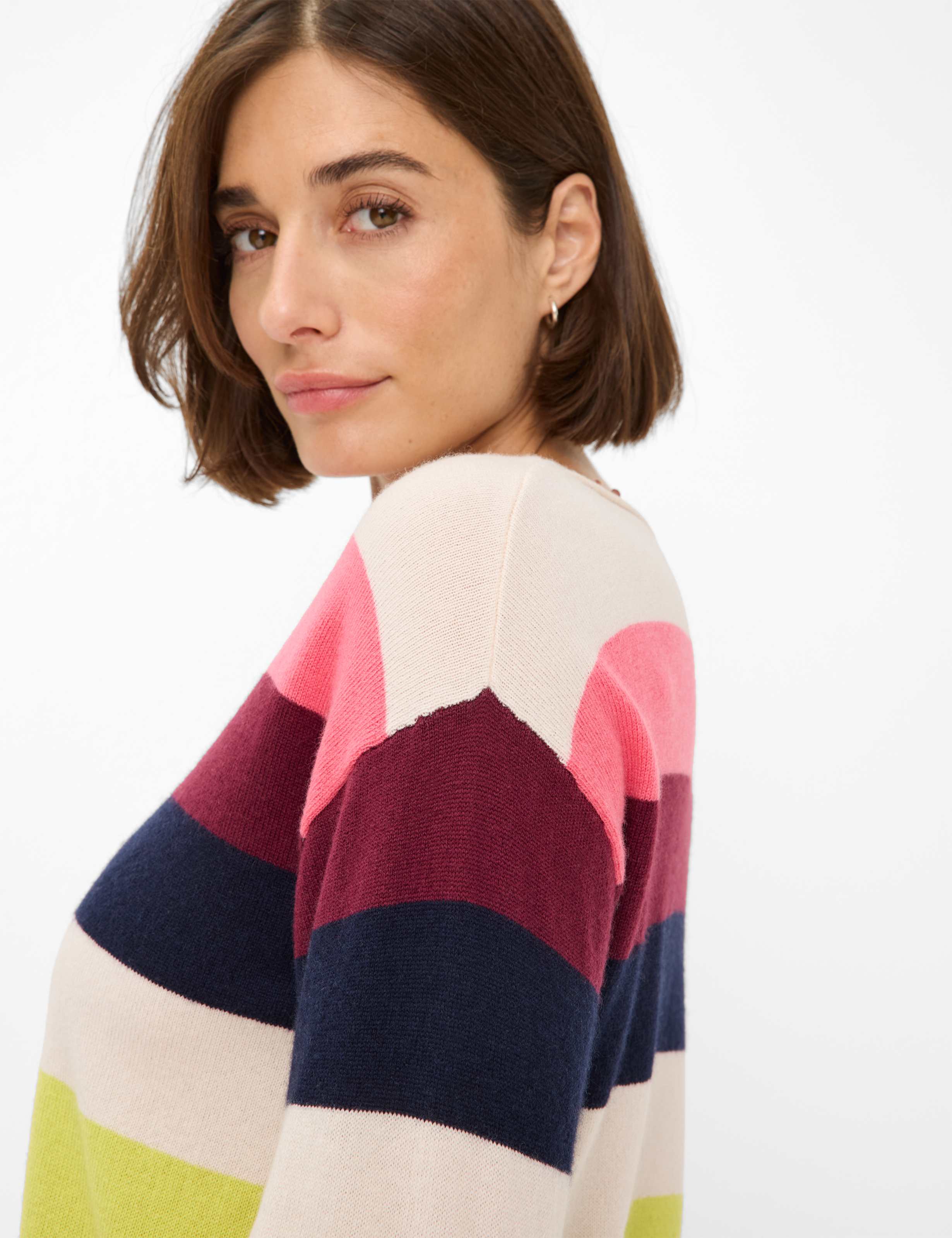 BRAX LIZ Pullover/Longsleeve - Sunset Garden Stripe - 90191900 37-2018-35 von BRAX