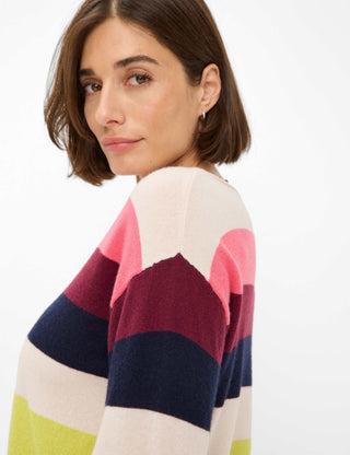 BRAX LIZ Pullover/Longsleeve - Sunset Garden Stripe - 90191900 37-2018-35