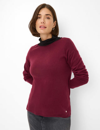 BRAX LIZ Strickpullover - Burgundy Whisper - 90192000 31-2007-40