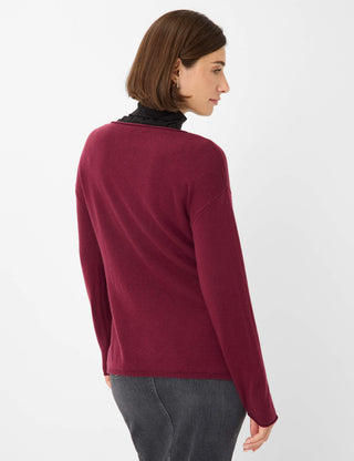 BRAX LIZ Strickpullover - Burgundy Whisper - 90192000 31-2007-40