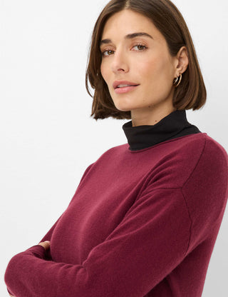 BRAX LIZ Strickpullover - Burgundy Whisper - 90192000 31-2007-40