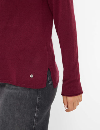 BRAX LIZ Strickpullover - Burgundy Whisper - 90192000 31-2007-40