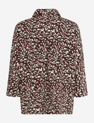 BRAX CELIA.M Bluse - Mulberry Mosaic - 90653800 31-3647-40