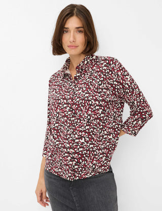 BRAX CELIA.M Bluse - Mulberry Mosaic - 90653800 31-3647-40