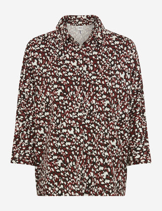 BRAX CELIA.M Bluse - Mulberry Mosaic - 90653800 31-3647-40