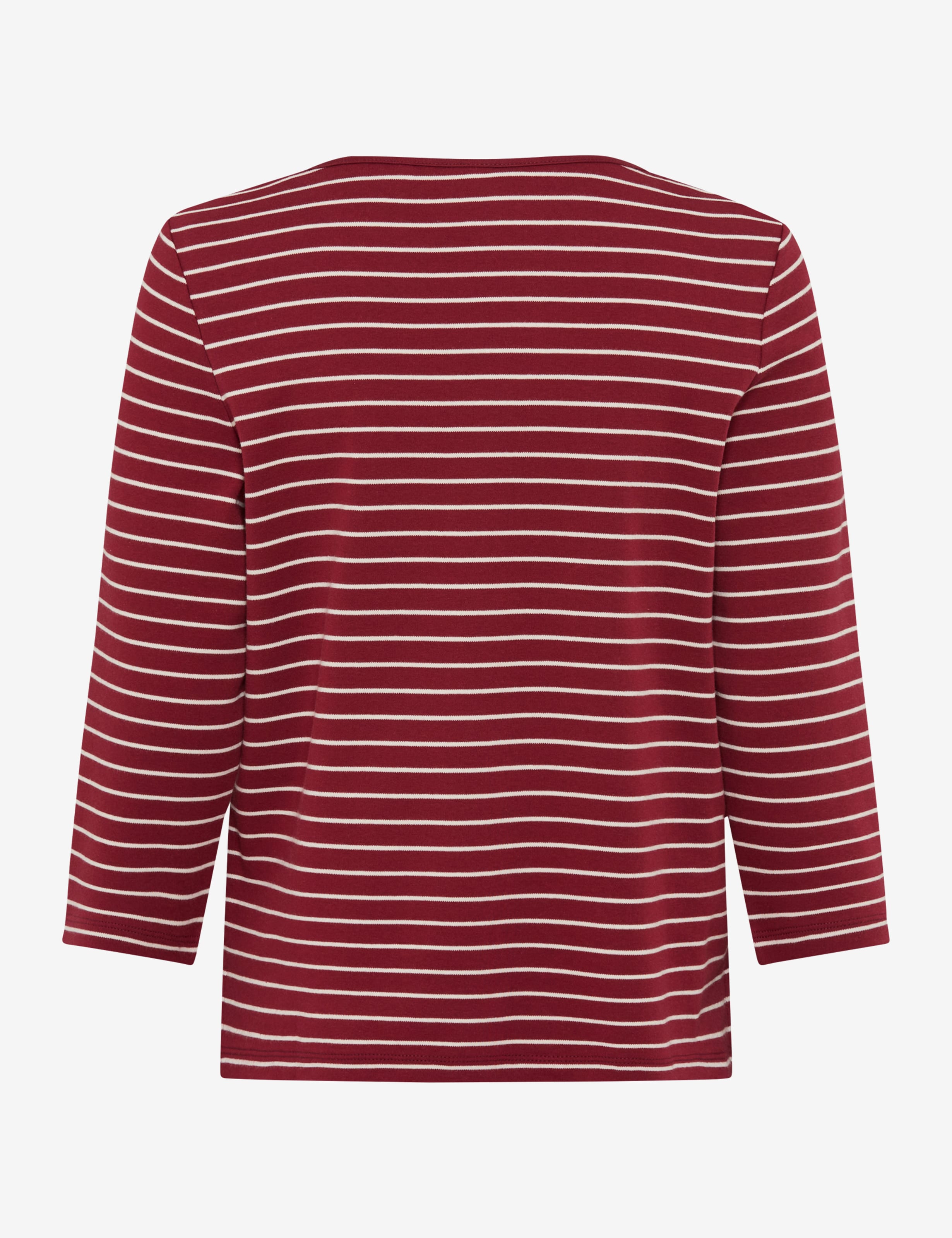 BRAX CIRA.M Pullover/Longsleeve - Mulberry Whiterose Stripe - 90651300 37-5868-40