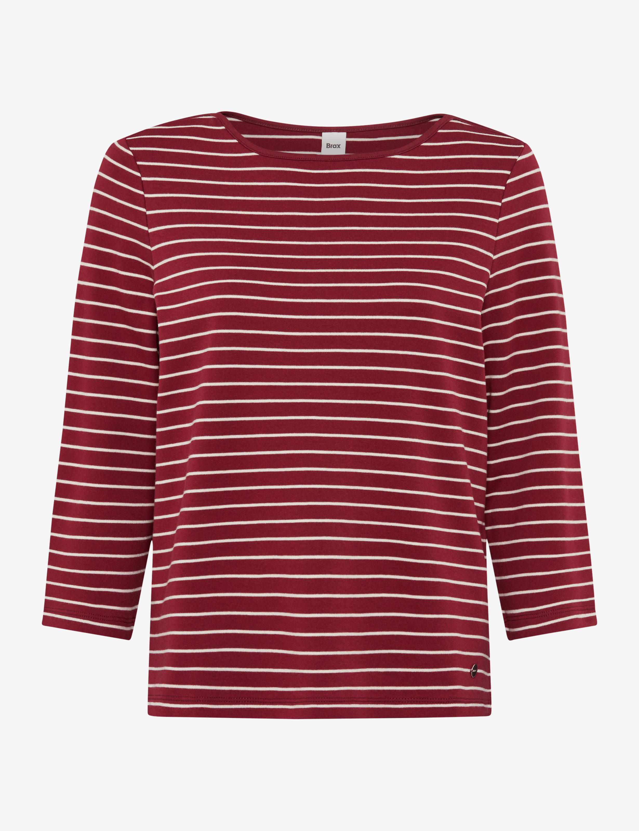 BRAX CIRA.M Pullover/Longsleeve - Mulberry Whiterose Stripe - 90651300 37-5868-40