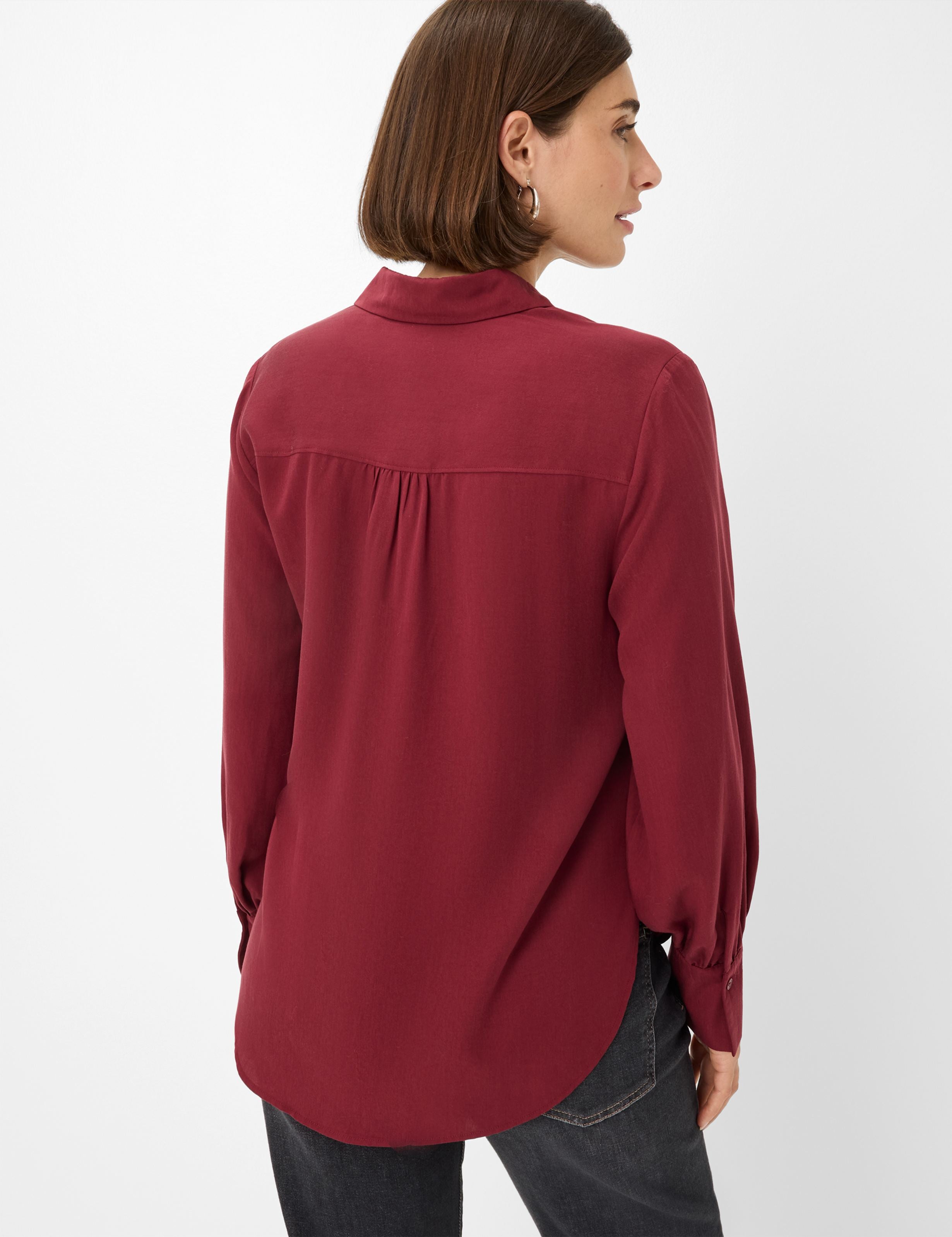 BRAX VIC Bluse - Velvet Rioja Red - 94126000 41-9107-40 von BRAX