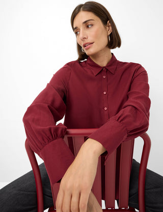 BRAX VIC Bluse - Velvet Rioja Red - 94126000 41-9107-40