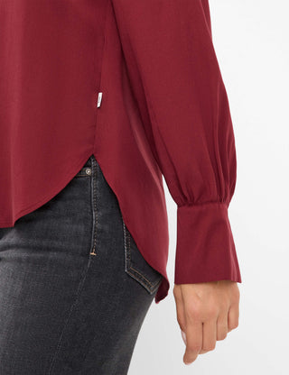 BRAX VIC Bluse - Velvet Rioja Red - 94126000 41-9107-40