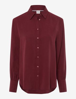 BRAX VIC Bluse - Velvet Rioja Red - 94126000 41-9107-40