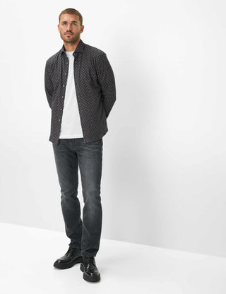 BRAX HAROLD JP Hemd - Midnight Rose Dot - 74422500 47-4028-41