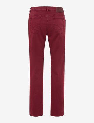BRAX COOPER velvet - Crimson Bordeaux Red - 7863220 87-1208-43