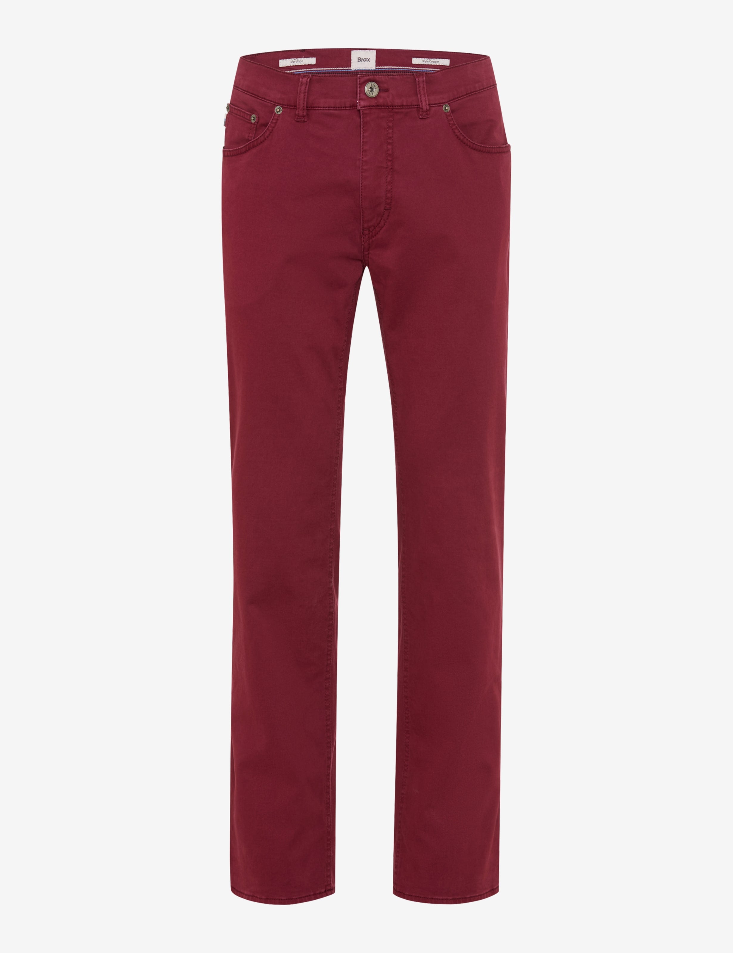 BRAX COOPER velvet - Crimson Bordeaux Red - 7863220 87-1208-43