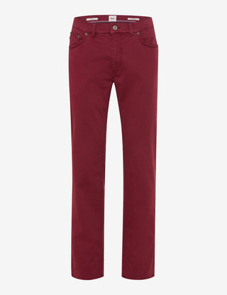 BRAX COOPER velvet - Crimson Bordeaux Red - 7863220 87-1208-43