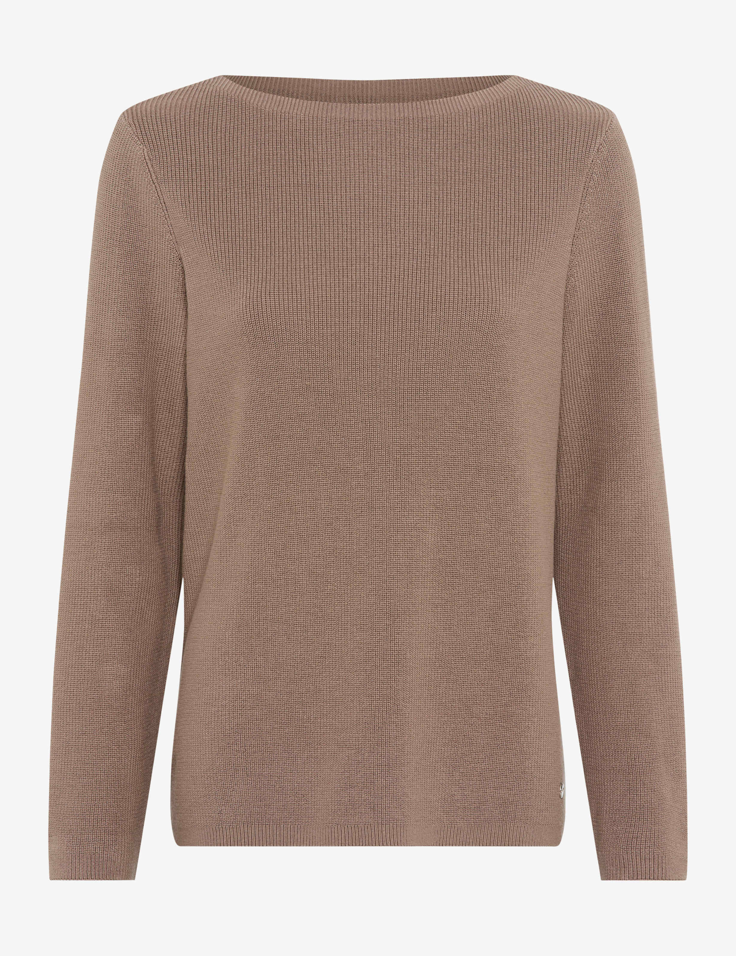 BRAX LESLEY Strickpullover - Taupe Whisper Brown - 90188500 37-4038-53
