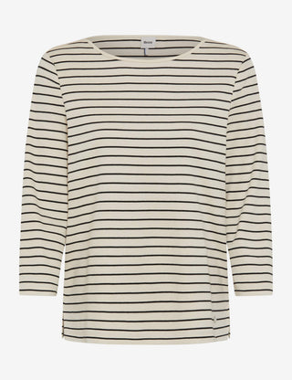 BRAX CIRA.M 3/4-Arm Shirt - Sandstone Stripes - 90651300 37-5868-60