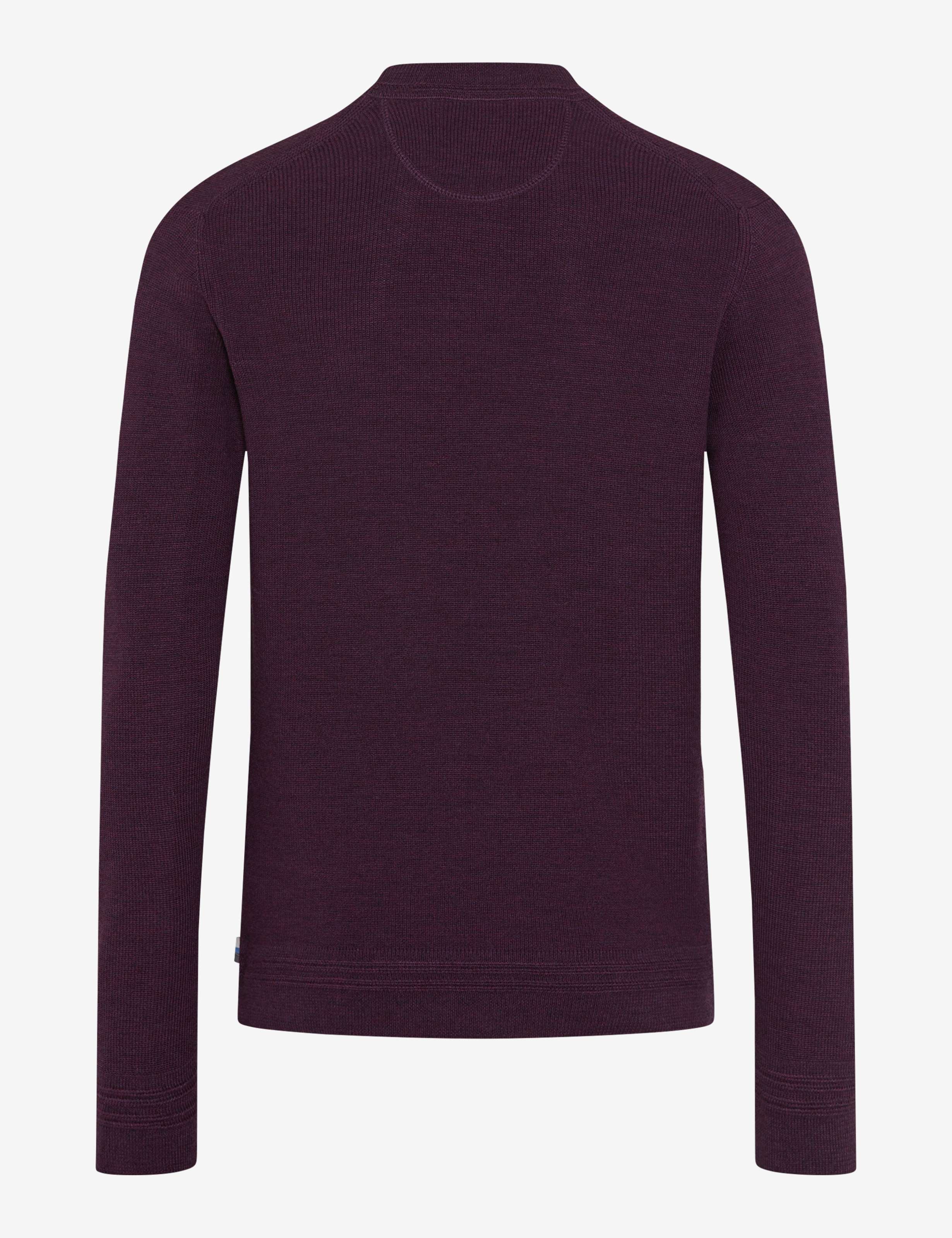 BRAX ROY Strickpullover Rundhals - Blackberry Violet - 70129300 21-2007-88 von BRAX