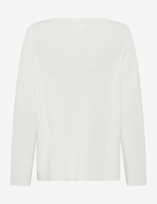 BRAX LESLEY Pullover/Longsleeve - Milky Linen White - 90188500 37-4038-98