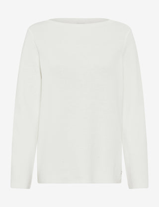BRAX LESLEY Pullover/Longsleeve - Milky Linen White - 90188500 37-4038-98